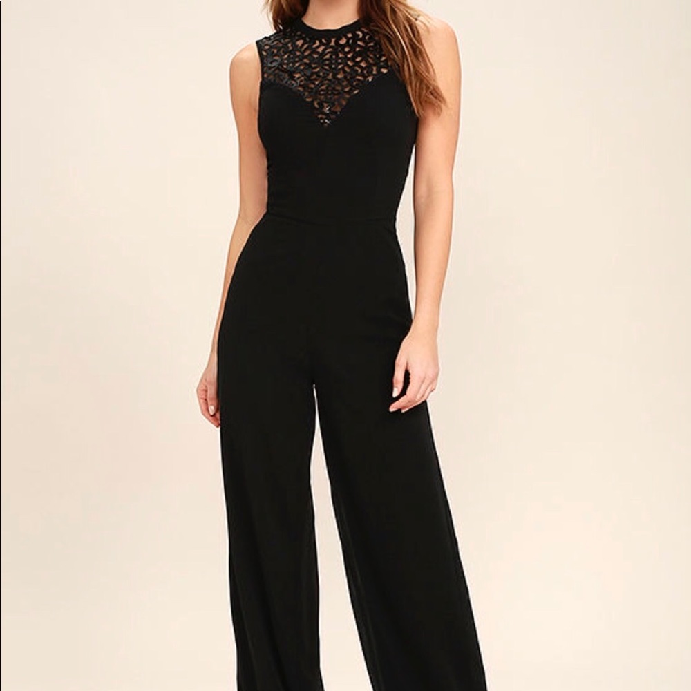 Lulus black jumpsuit